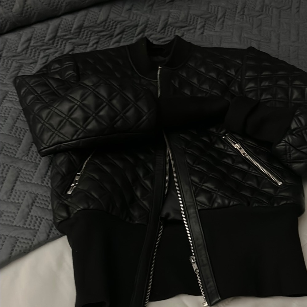 Quilted Black Women's Jacket for a fitted look